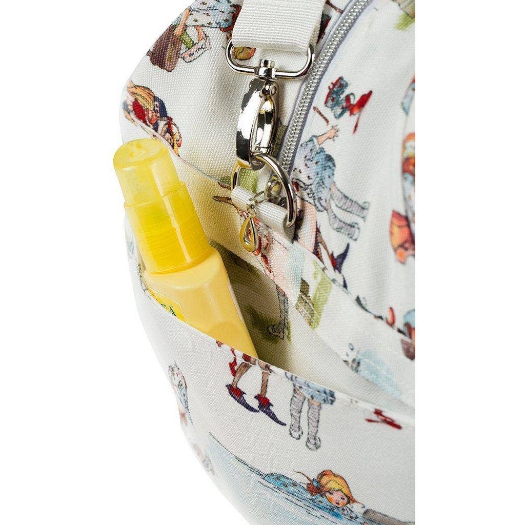 Alice in Wonderland Canvas Zip Top Duffle Bag