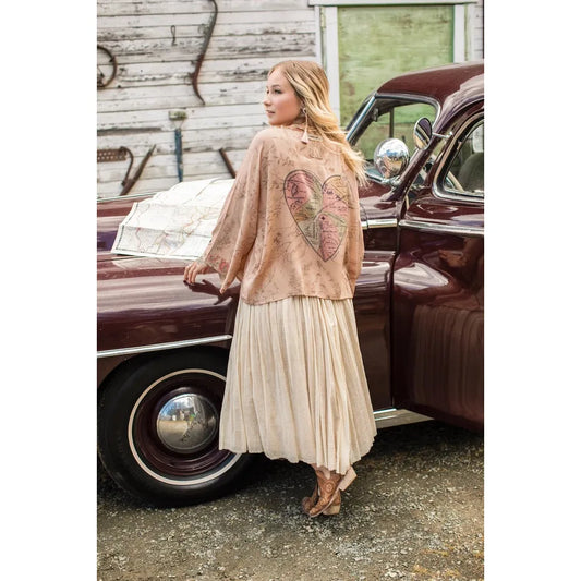 Map of My Heart Pixie Duster Cropped Kimono
