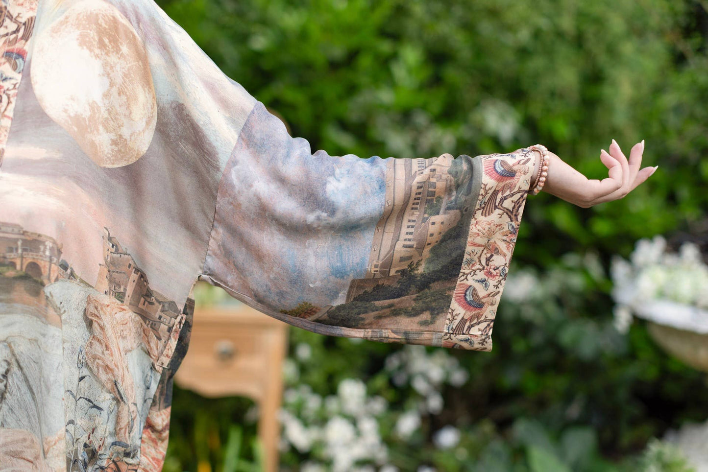 Bamboo Bohemian Kimono with Belt