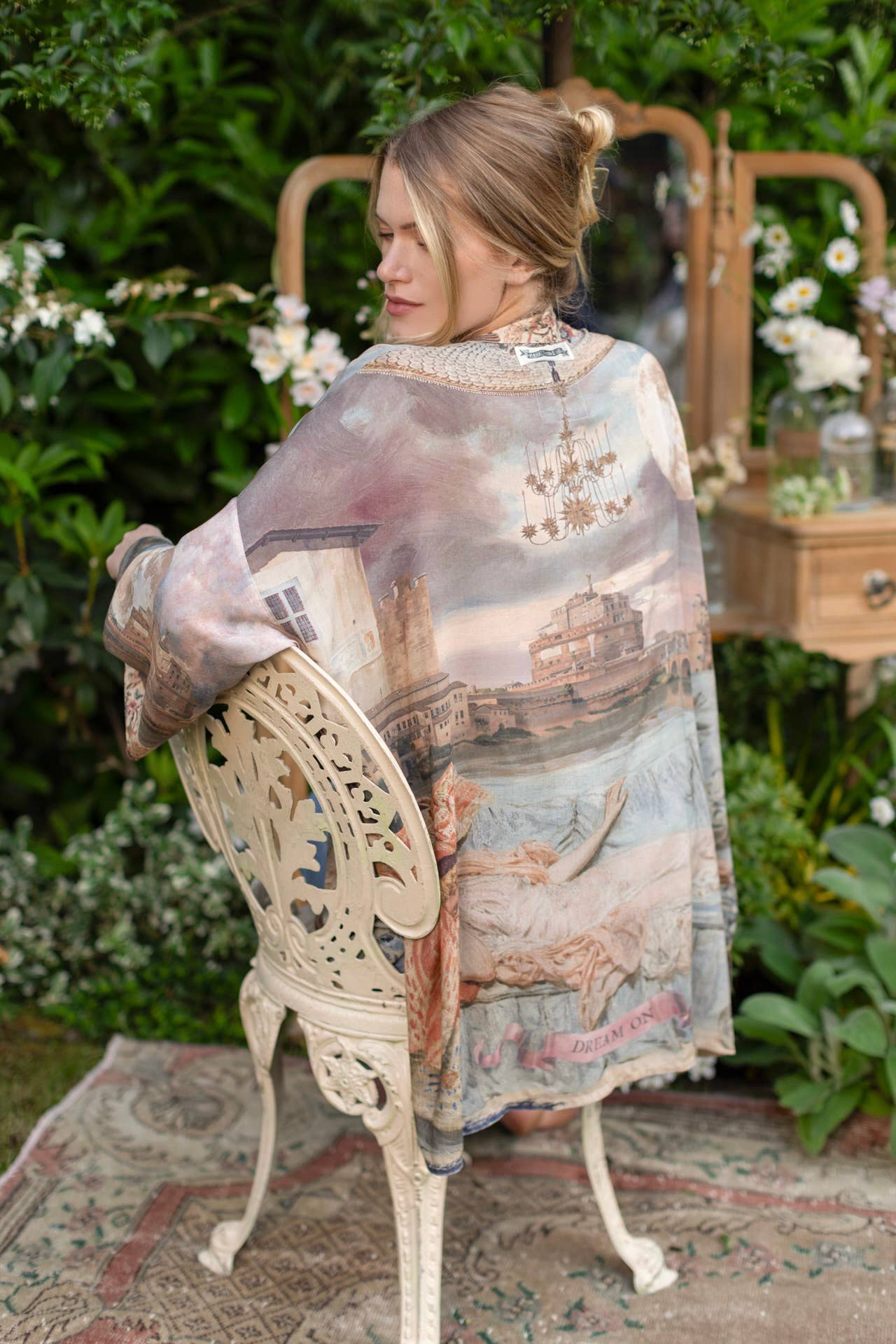 Bamboo Bohemian Kimono with Belt