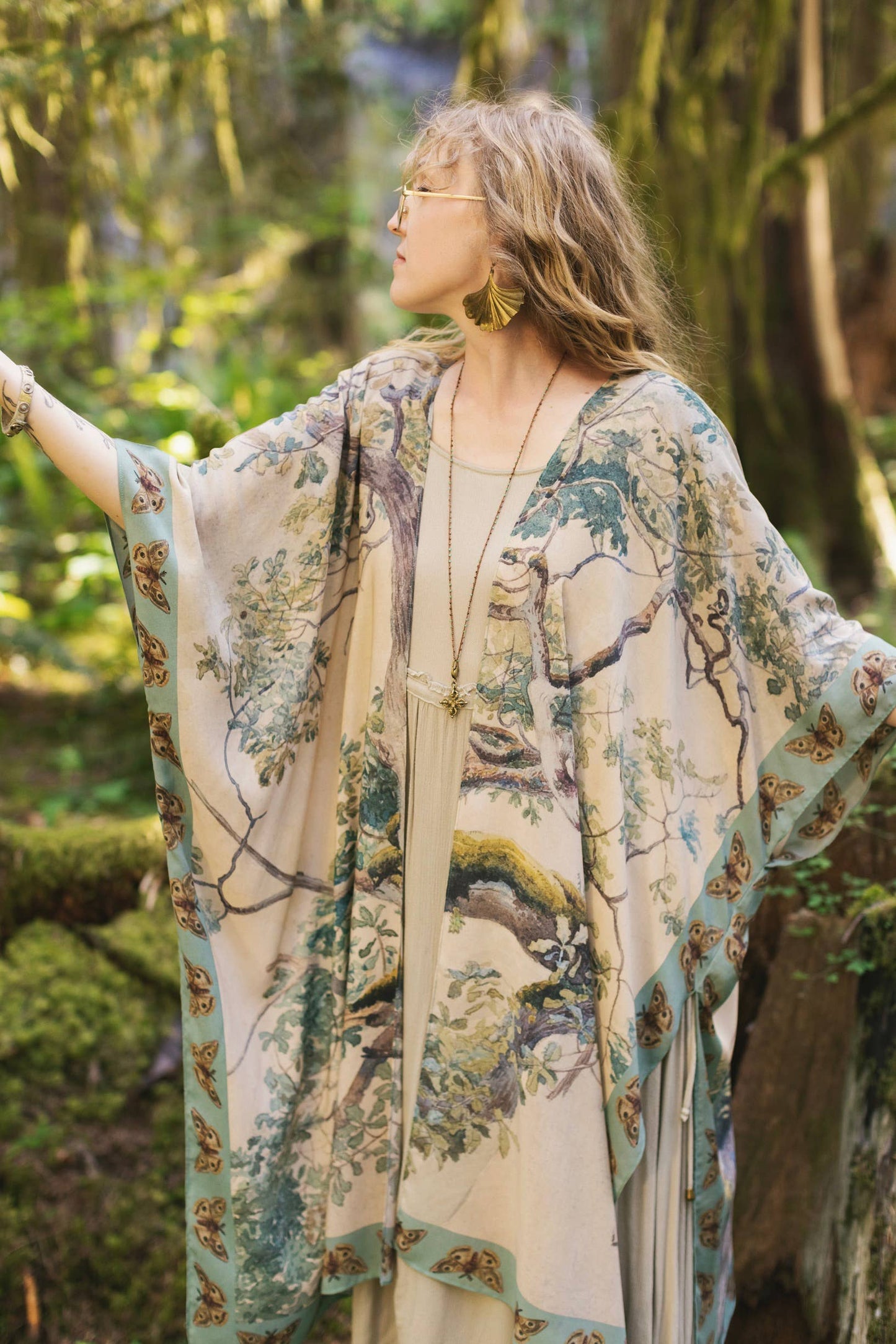 Earth and Sky Bohemian Goddess Kimono