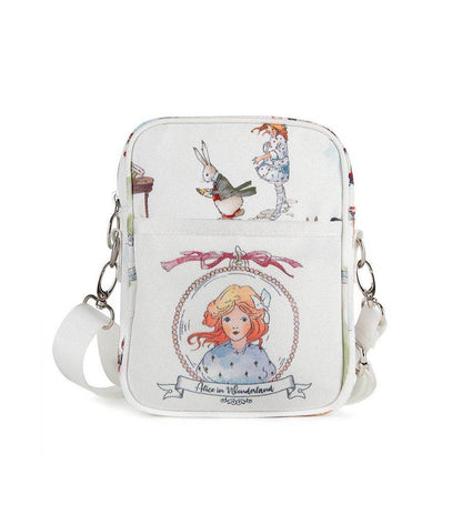 Alice in Wonderland Cross Body Travel Bag