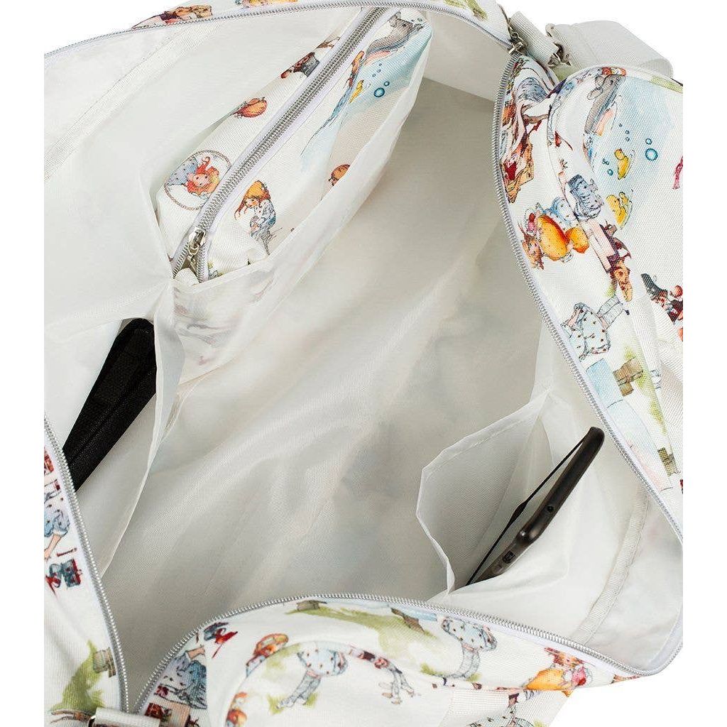 Alice in Wonderland Canvas Zip Top Duffle Bag