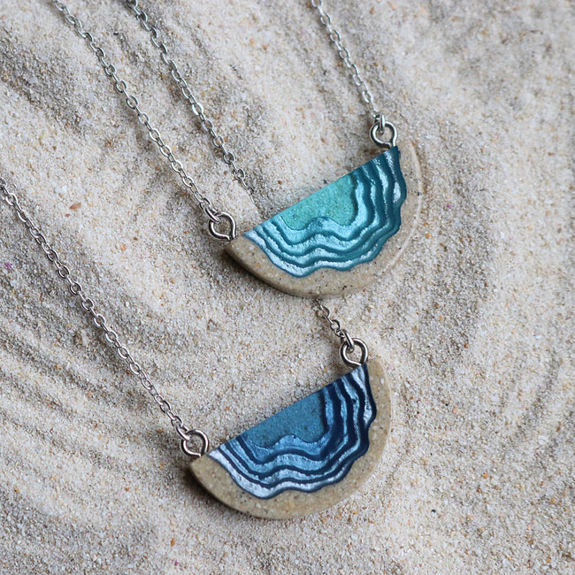 Exquisite Inlet Necklace - Aqua Collection | Ginger Bear Boutique