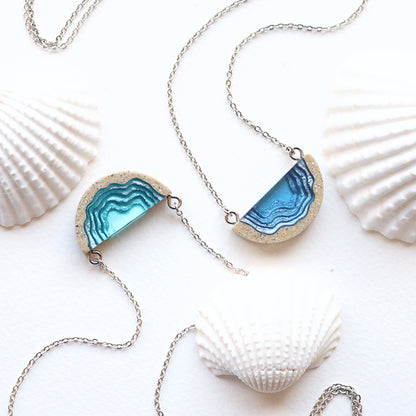 Exquisite Inlet Necklace - Aqua Collection