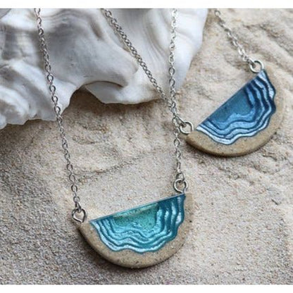 Exquisite Inlet Necklace - Aqua Collection