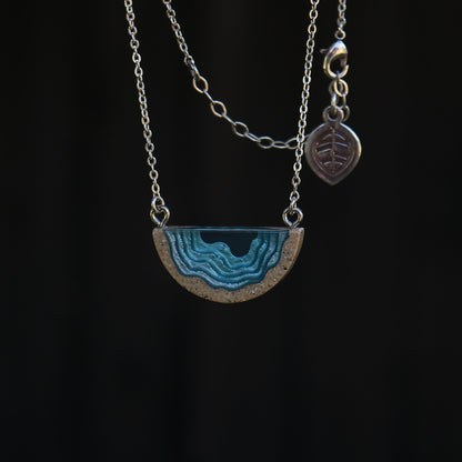 Exquisite Inlet Necklace - Aqua Collection