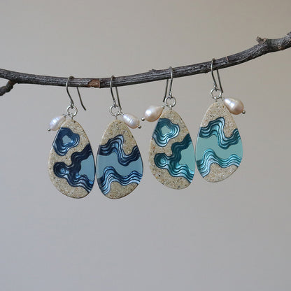Rockpool Earrings - Aqua Collection. | Ginger Bear Boutique