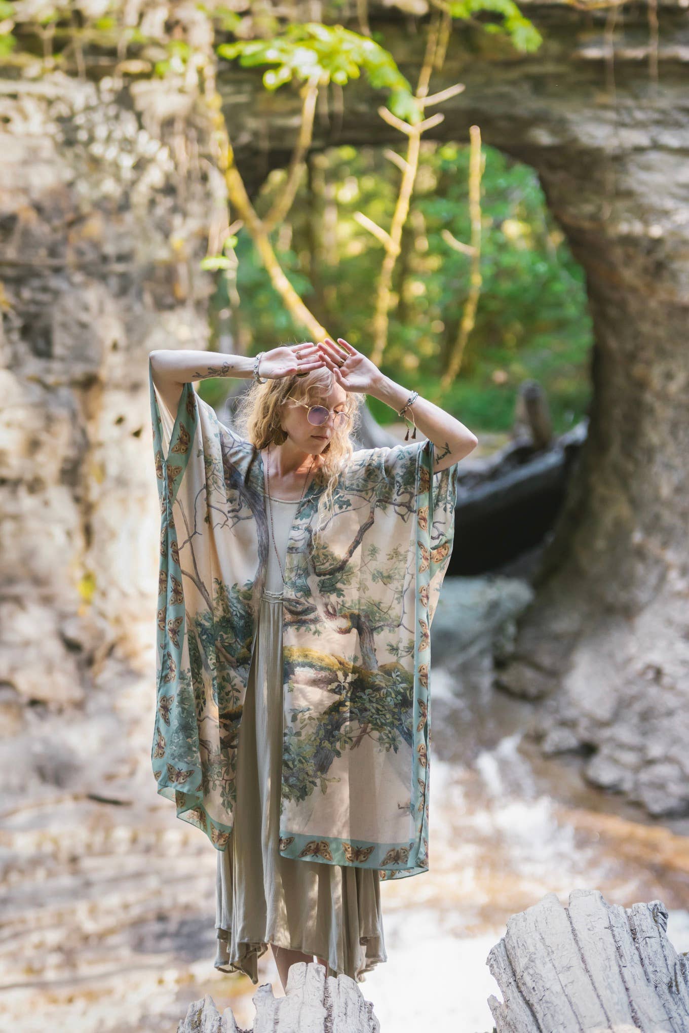 Earth and Sky Bohemian Goddess Kimono