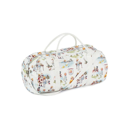 Alice in Wonderland Canvas Zip Top Duffle Bag