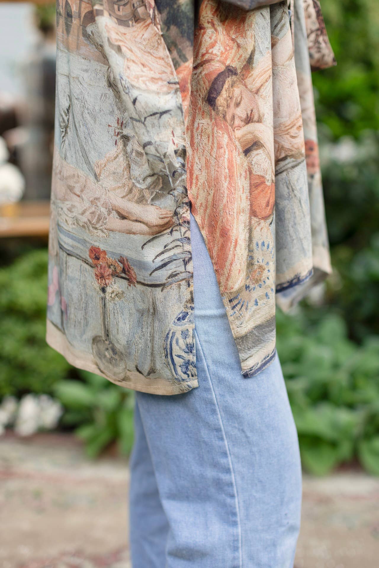 Bamboo Bohemian Kimono with Belt