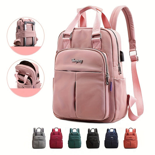 Top Handle Computer Laptop Backpack - Carry On Travel Luggage Bag | Ginger Bear Boutique